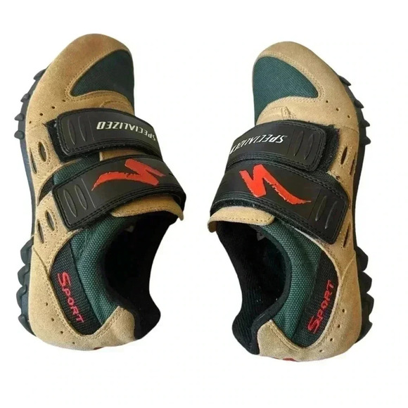 Specialized Sport Mountain Bike MTB Suede Cycling Shoes 610-1238 Size 39/ US 8 - Picture 9 of 13